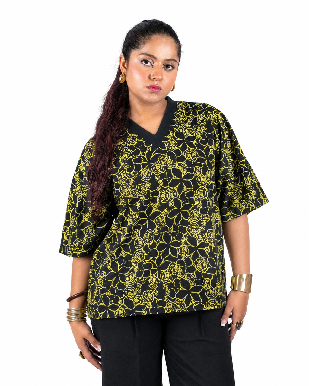 NOIR BLOOM TEE