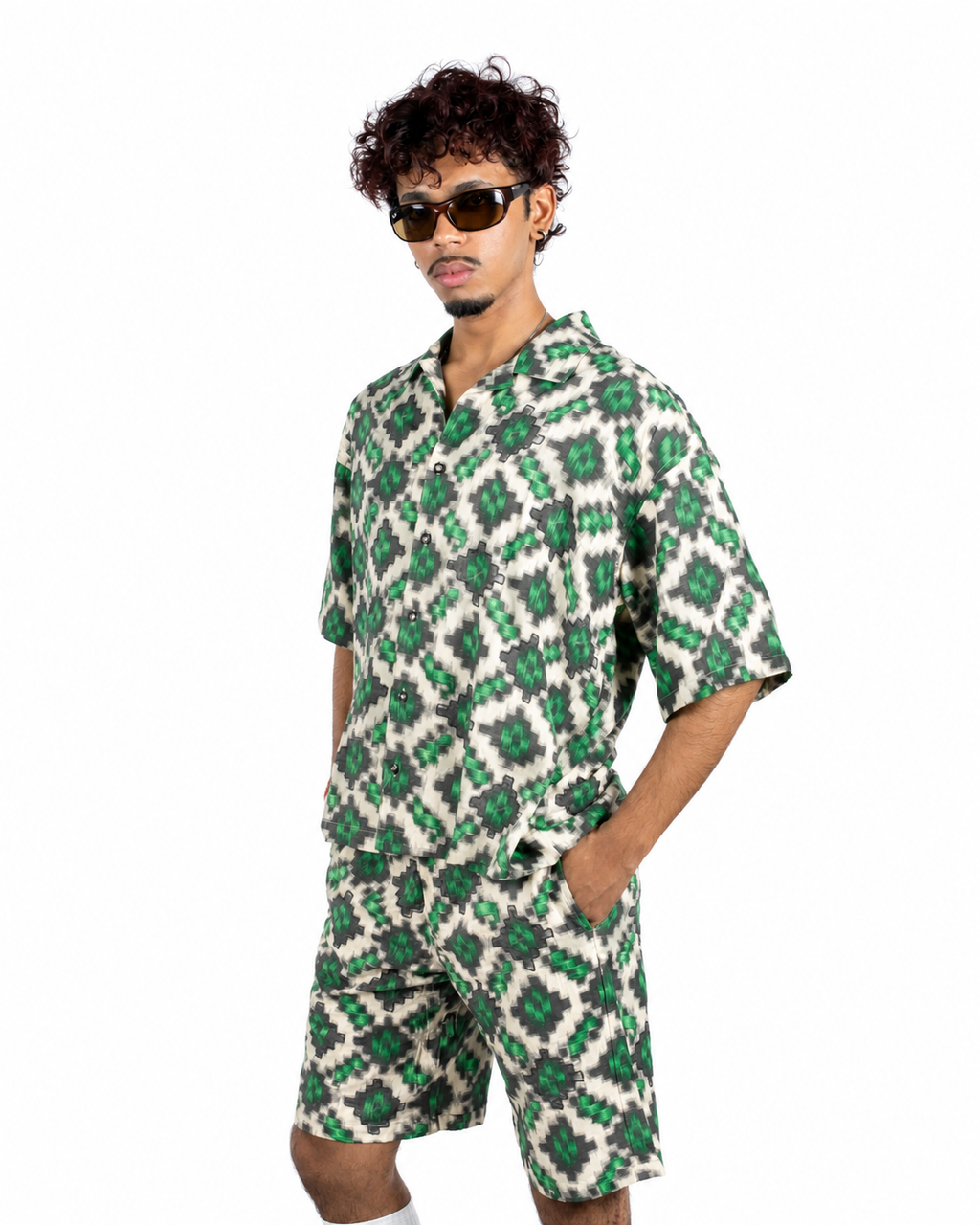 CAMOUFLAGE MORPH IKAT CO-ORD