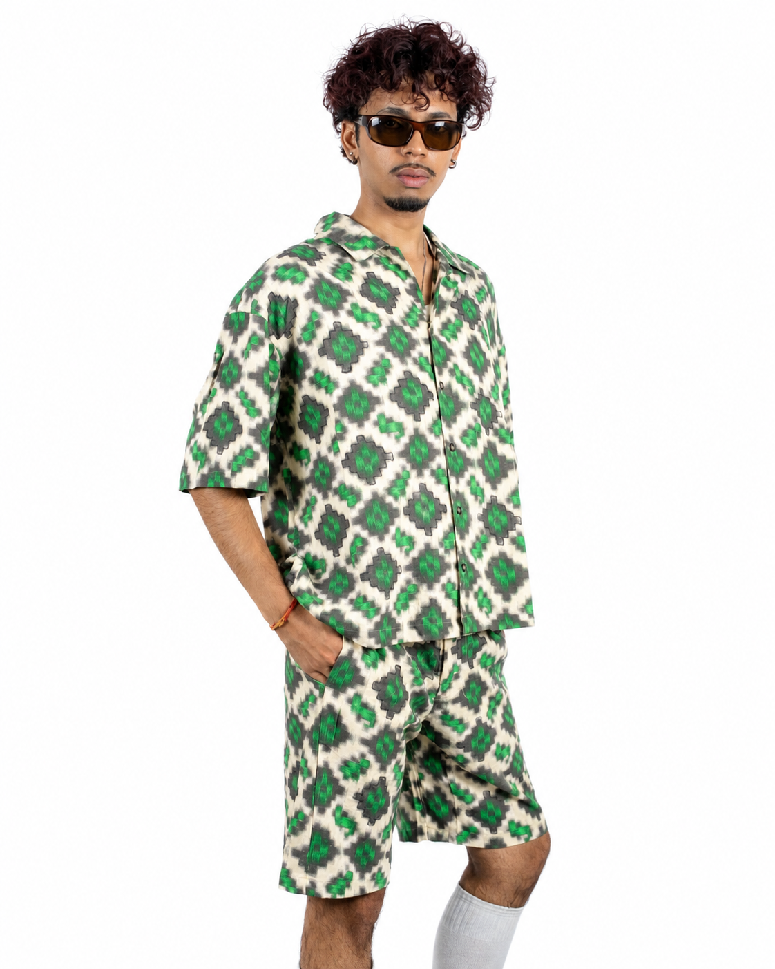 CAMOUFLAGE MORPH IKAT CO-ORD